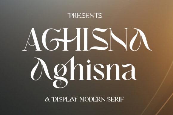 Aghisna Font for Creative Projects