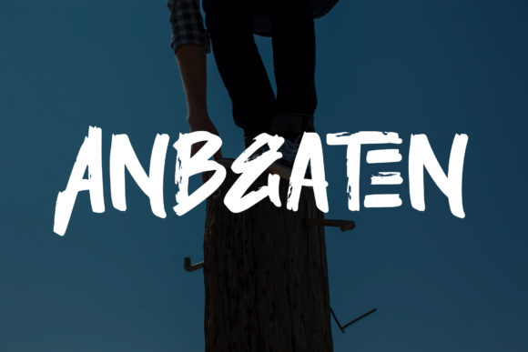 Anbeaten Font: A Brushed Elegance