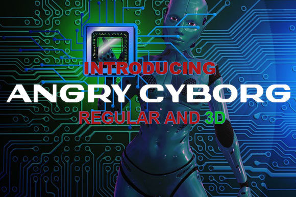 Angry Cyborg Font for Bold Design