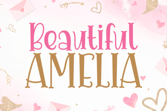 Beautiful Amelia Font