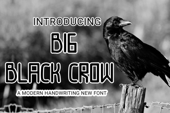 Big Black Crow Font for Business
