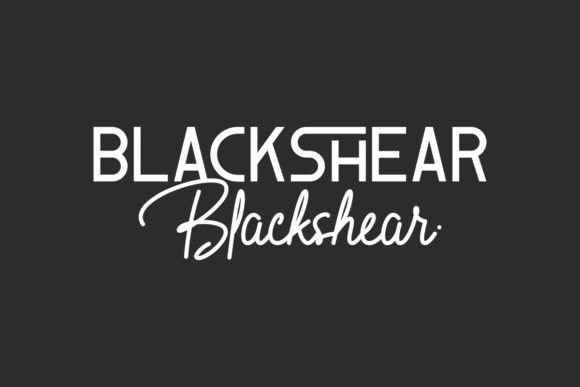 Blackshear Font for Web Design