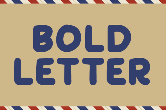 Bold Letter Font for Impactful Design