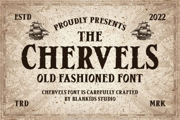 Chervels Font for Creative Brands