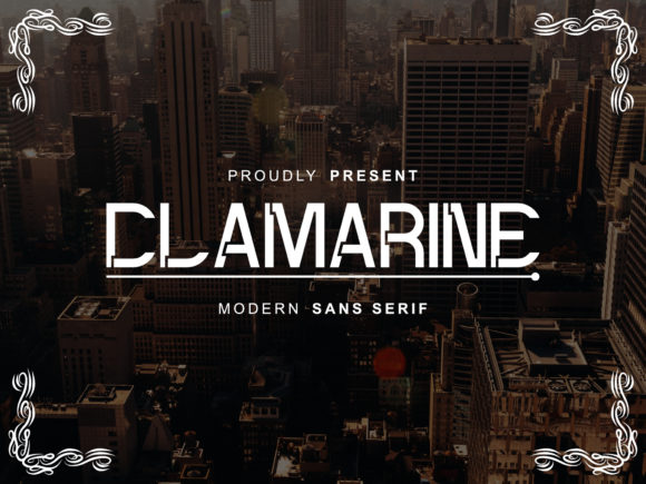 Clamarine Font for Creative Projects
