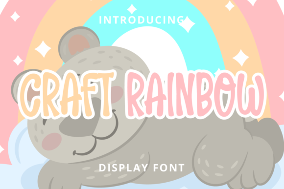 Craft Rainbow Font