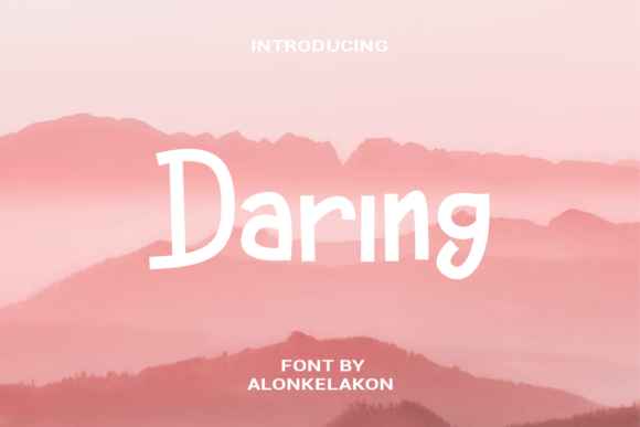 Daring Font for Creative Projects