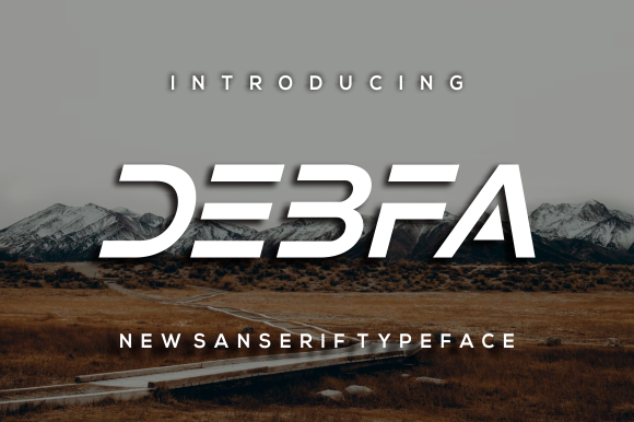 Debfa Font for Bold Web Design