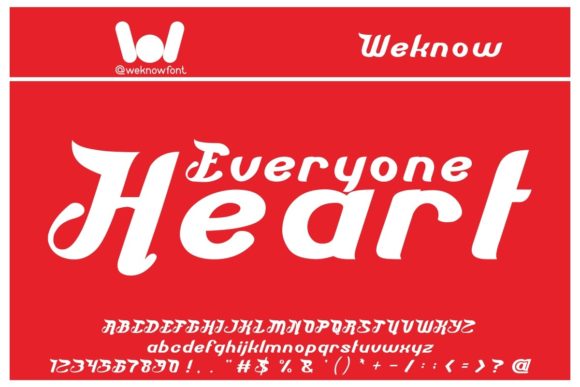 Everyone Heart Font Review