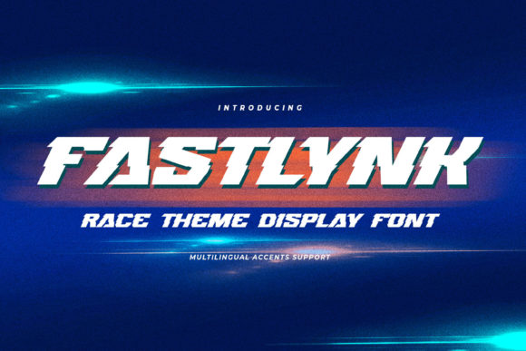 Fastlynk: A Bold Display Font for Creative Projects