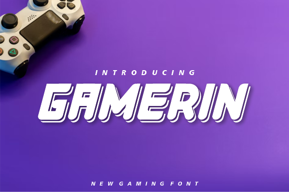 Gamerin: A Bold Display Font