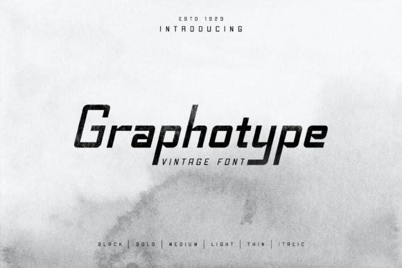 Graphotype: A Bold Font for Business