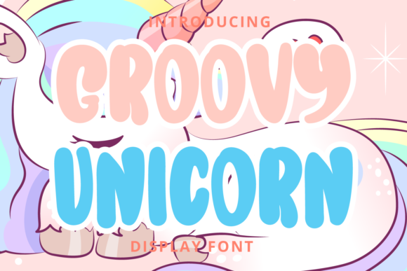 Groovy Unicorn Font for Web Design