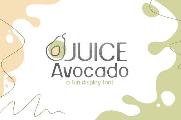 Juice Avocado Font for Creative Brands