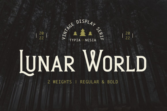 Lunar World Font for Web Design