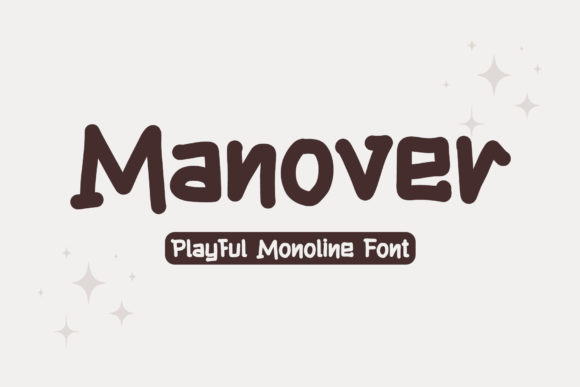 Manover Font for Editorial Design