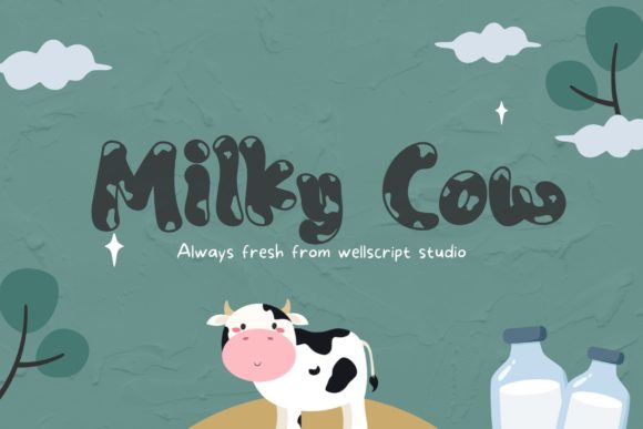Milky Cow Font Review