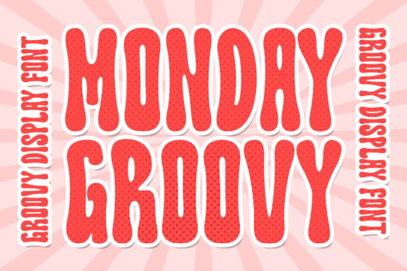 Monday Groovy Font for Creative Design