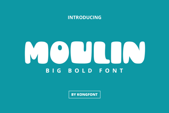 Moulin: A Bold Display Font for Creative Projects