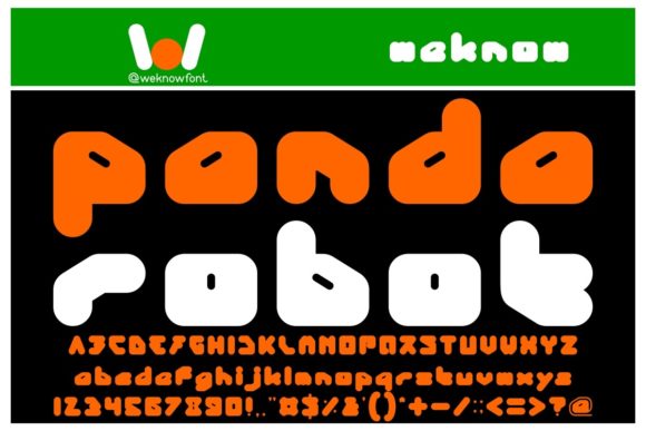 Panda Robot: A Bold Font for Business Branding