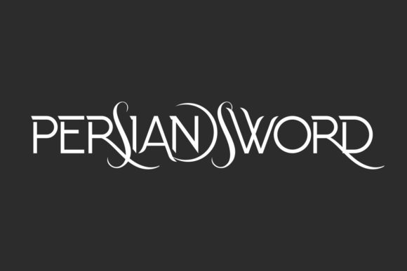 Persian Sword Font for Web Design