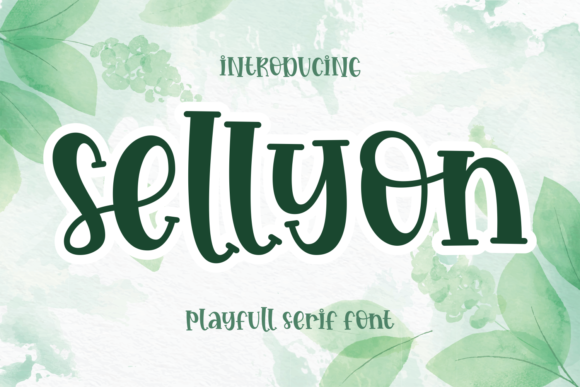 Sellyon: A Chic Display Font for Creative Makers
