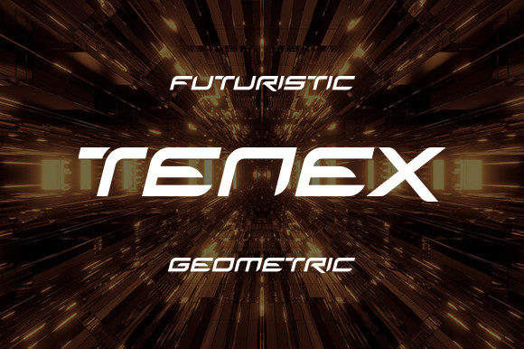 Tenex: A Futuristic Font for Bold Campaigns